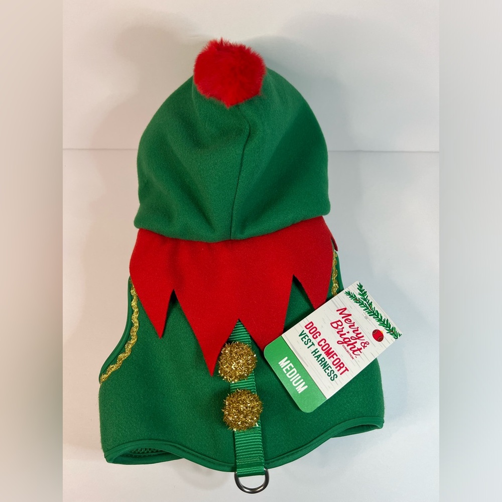 Dog Merry & Bright Elf Harness